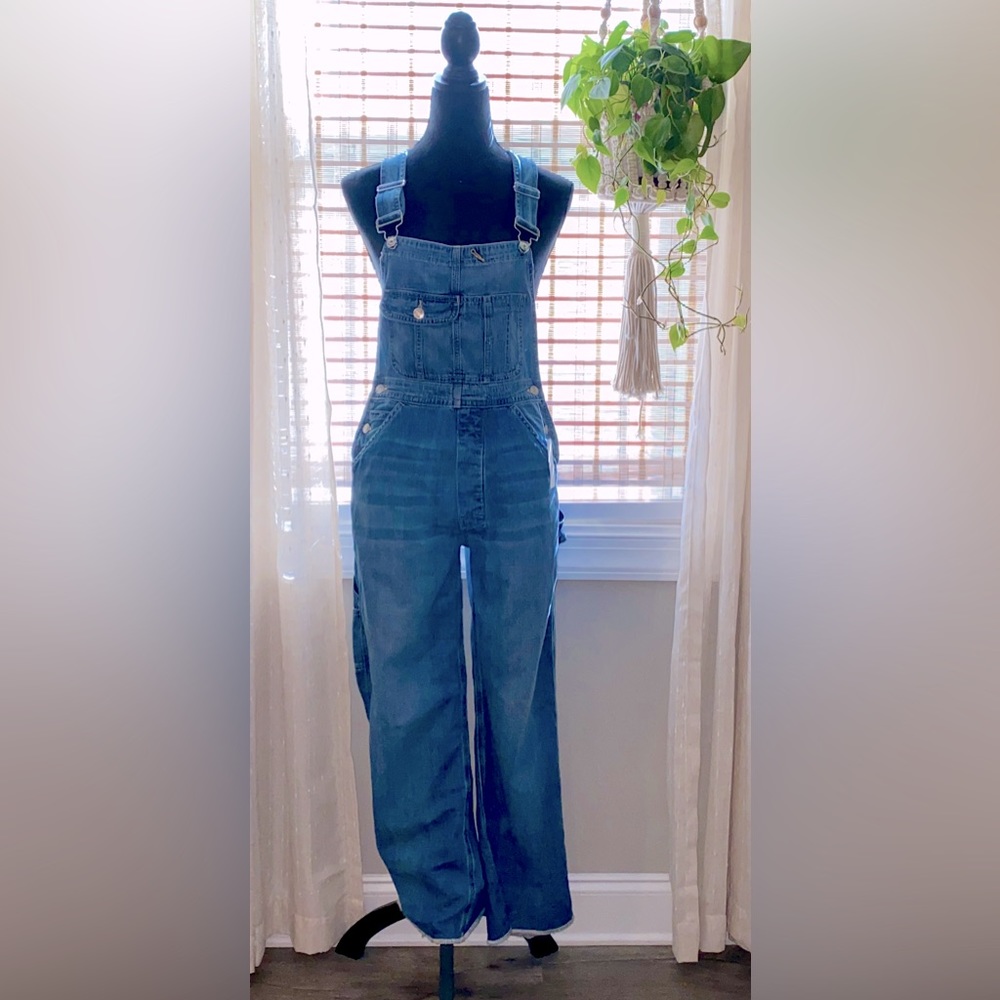 Women’s Anthropologie Edwin Denim Overalls BNWT Size XS